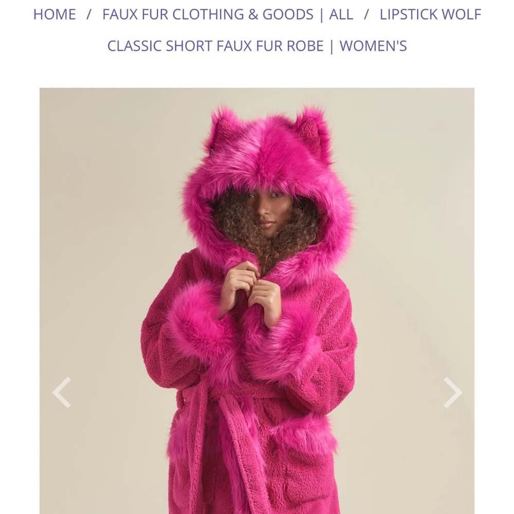 Pink Spirithood robe